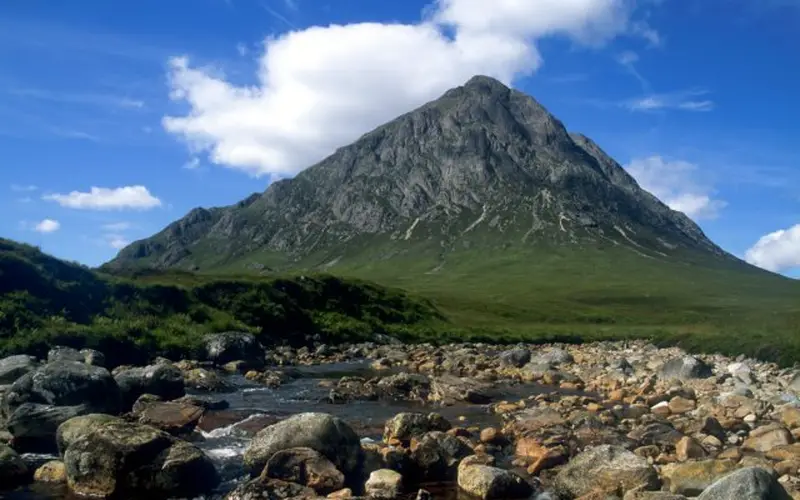 Buachaille Etive Mòr mountain at the head of Glen Coe