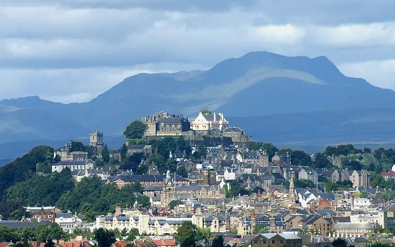 Stirling Castle on its rock